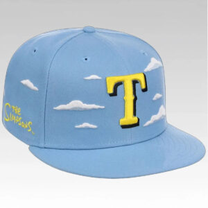 2026 Texas Rangers The Simpsons Clouds Hat