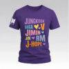 BTS Jungkook Suga V Jimin Jin RM J Hope Shirt - Bigfirefashion
