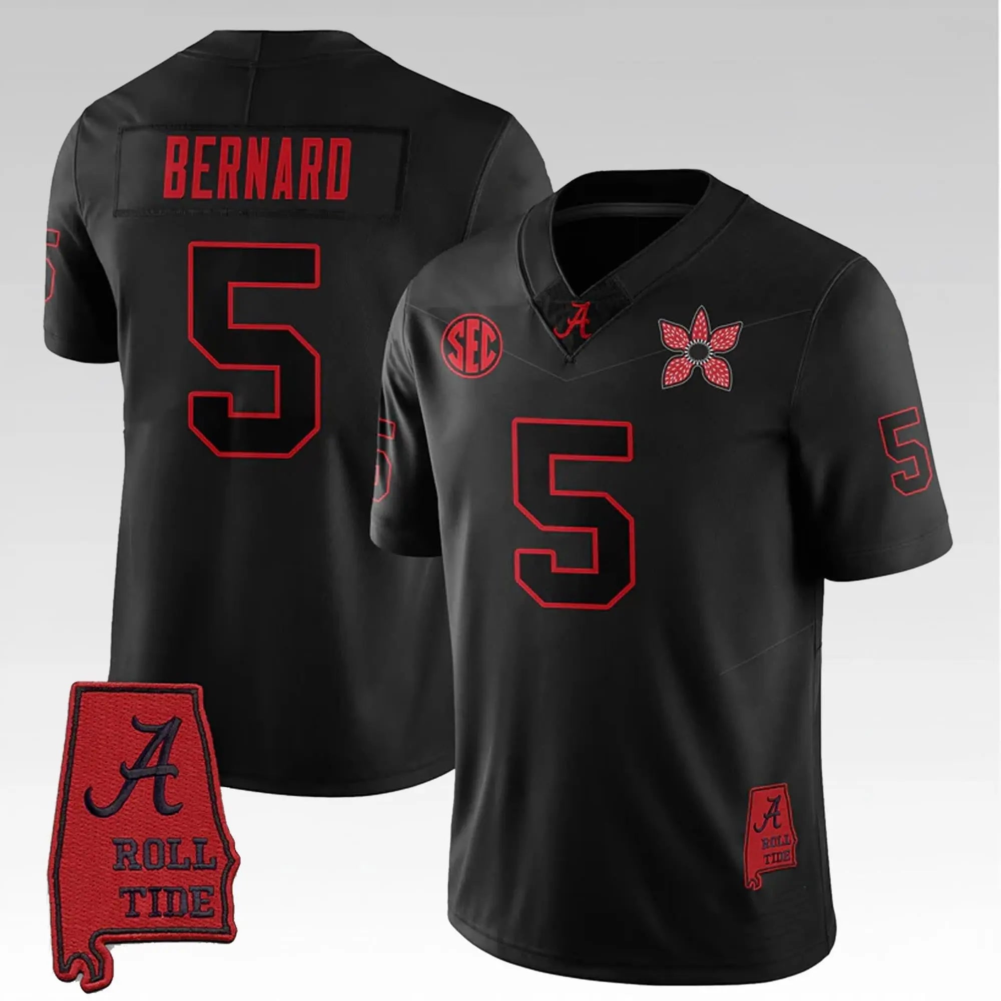Bama Bernard Stranger Things Roll Tide Jersey 2 Bama Bernard Stranger Things Roll Tide Jersey 2 1