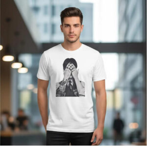 Jungkook Covering Face Tattoo Shirt - Bigfirefashion