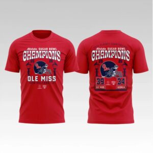 Ole Miss Allstate Sugar Bowl Champions Playoff Quarterfinal Shirt Bigfire Fashion