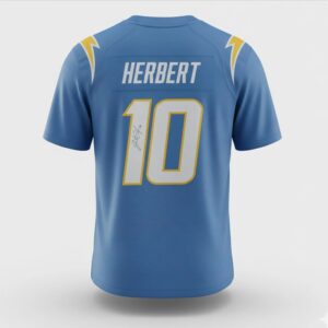 2026 Los Angeles Chargers Herbert Jersey Bigfirefashion