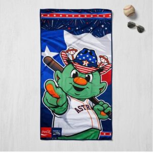 2026 Astros Patriotic Orbit Beach Towel Giveaway