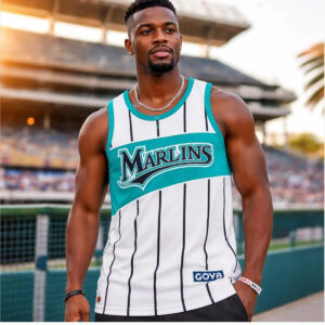 2026 Miami Marlins Throwback Basketball Jersey Giveaway