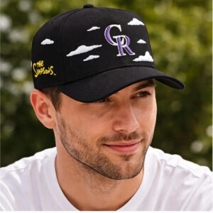 2026 Colorado Rockies The Simpsons Clouds Hat - Bigfirefashion