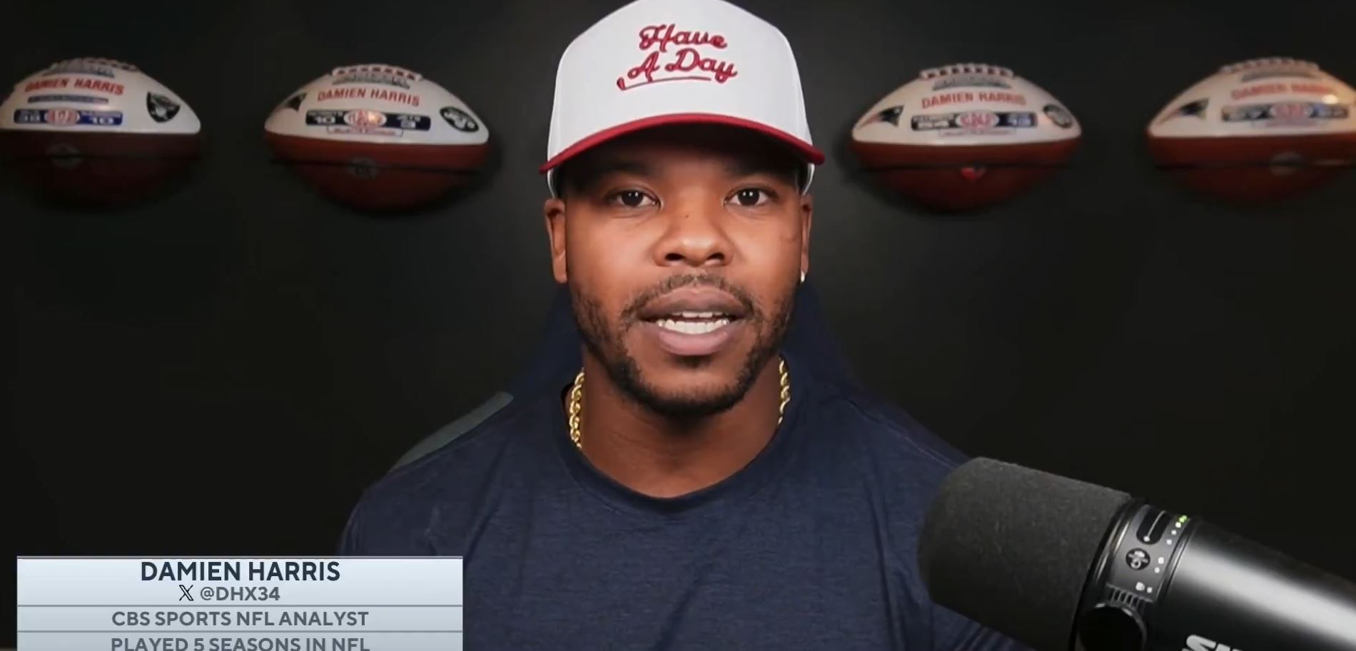 Damien Harris Have A Day Hat 2
