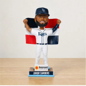 Rays 2026 Junior Caminero Dominican Heritage Bobblehead Giveaway