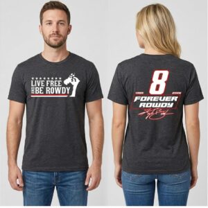 EGawrbAK Kyle Busch Live Free And Be Rowdy 1985 8 2026 Shirt 2 1