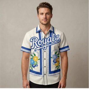 2026 KC Royals Here Comes The Bloom Hawaiian Shirt Giveaway