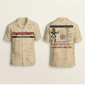 A24 Backrooms Cap'n Clark's Ottoman Empire Hawaiian Shirt