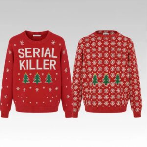 2026 Hillary Clinton Serial Killer Christmas Ugly Sweater Bigfire Fashion