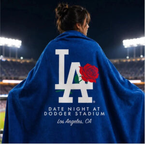 2026 LA Dodgers Date Night Blanket Giveaway Bigfirefashion