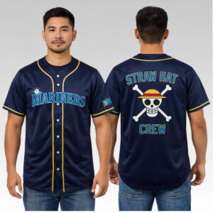 2026 Mariners Straw Hat Crew One Piece Jersey - Bigfirefashion