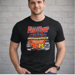 2026 Arizona Illinois Michigan Uconn Final Four Shirt Giveaway
