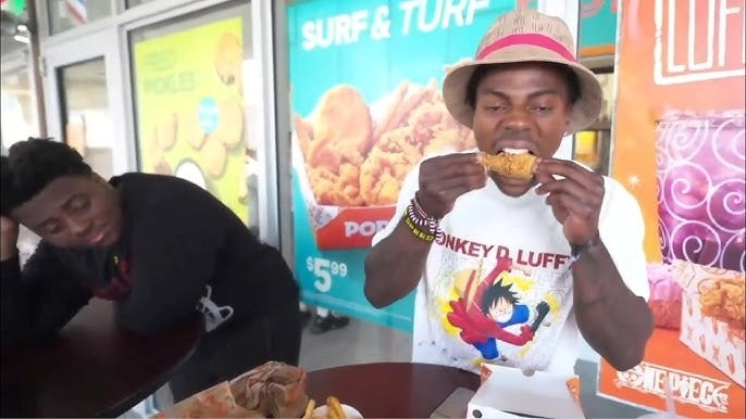 Ishowspeed Monkey D Luffy Popeyes Shirt 3