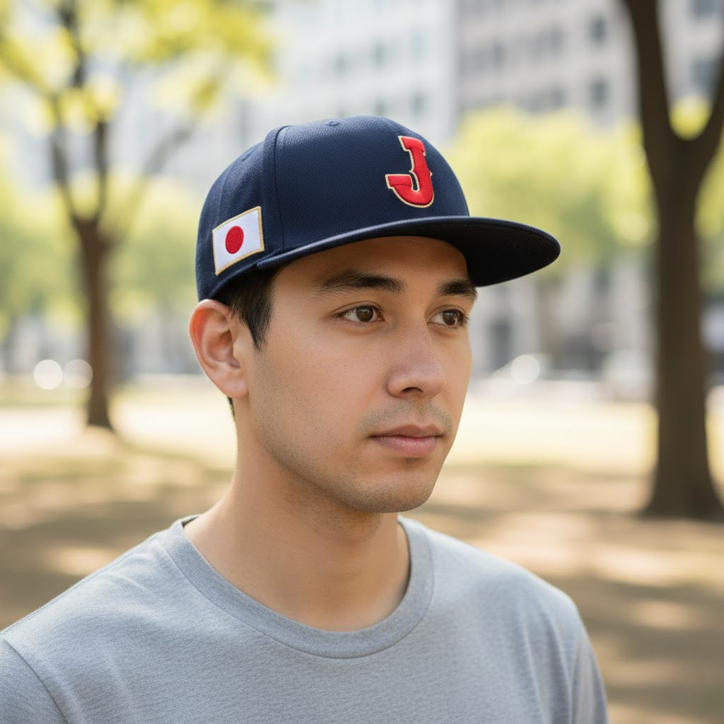 Japan Flag World Baseball Hat 1