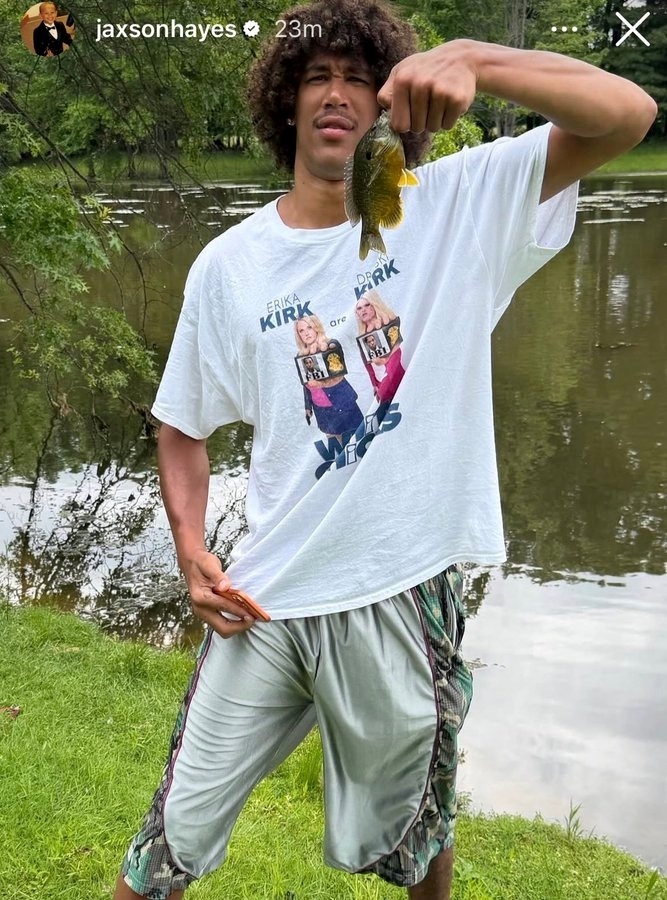 Jaxson Hayes Erika Kirk Druski Kirk White Chicks Shirt 2