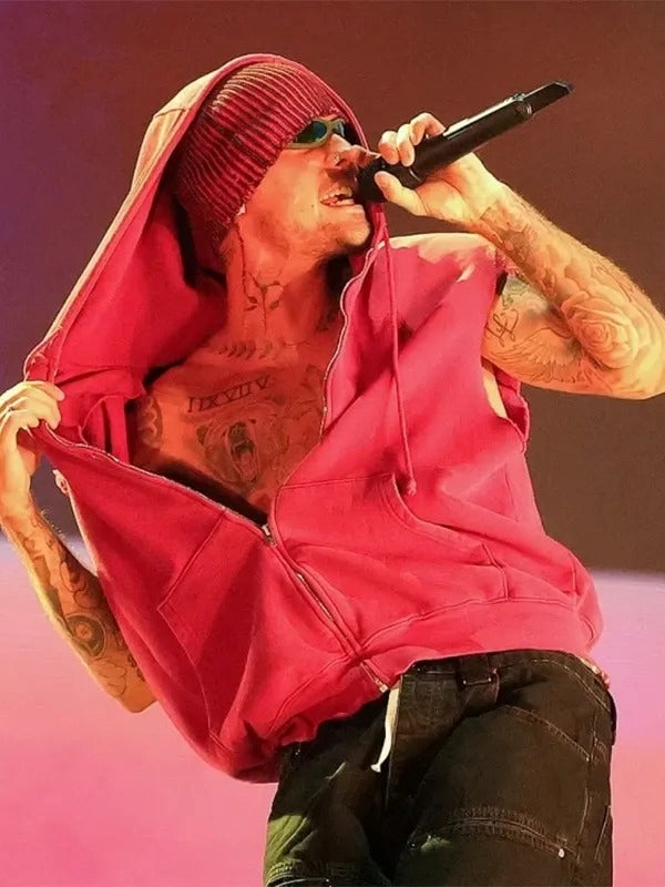 Justin Bieber Newport Sleeveless Hoodie 2