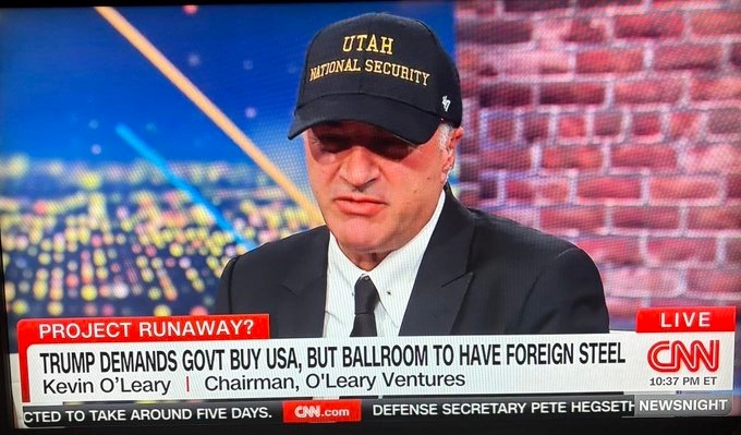 Kevin OLeary Utah National Security Hat 2