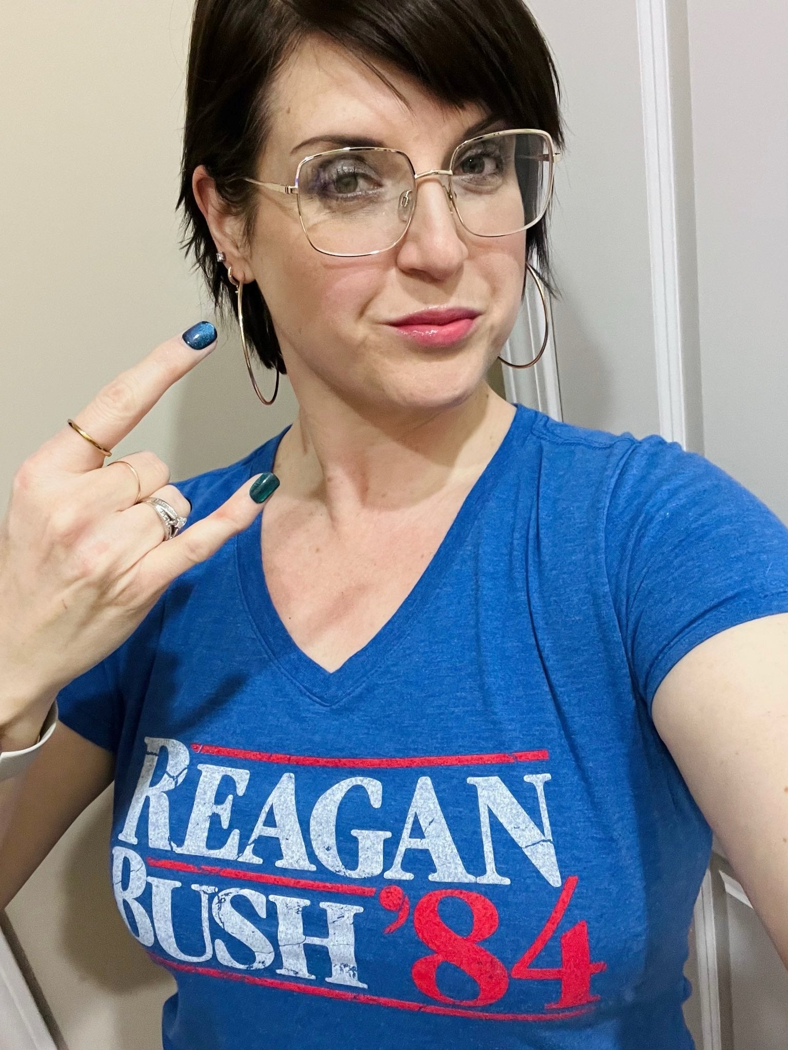 Kimberly Ross Reagan Bush 84 Shirt 1