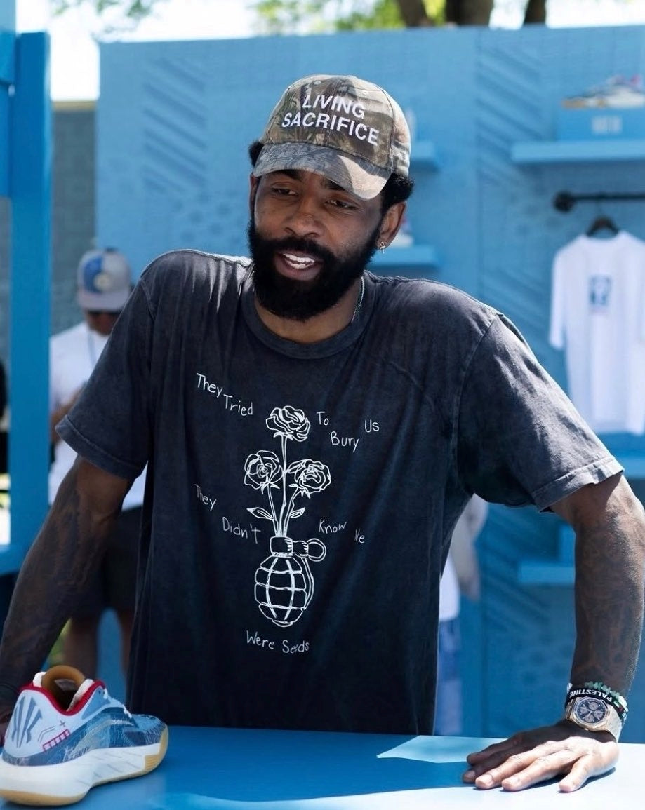 Kyrie Irving Living Sacrifice Camo Hat 2