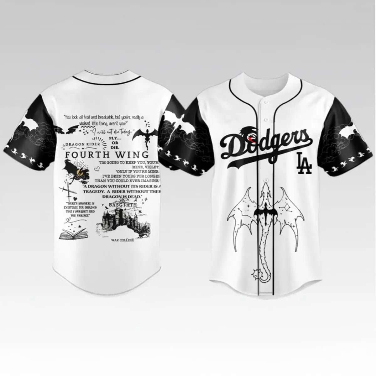 LA Dodgers Fourth Wing Night 2026 Jersey - Bigfirefashion
