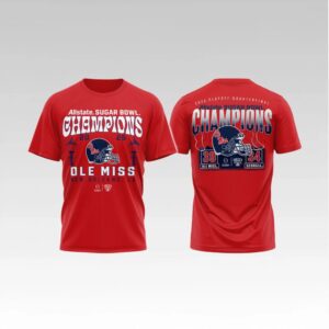 Ole Miss Rebels Allstate Sugar Bowl Champions Shirt Bigfire Fashion