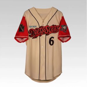 2026 Salt Lake Bees Utah Dirty Sodas Giveaway Jersey - Bigfirefashion