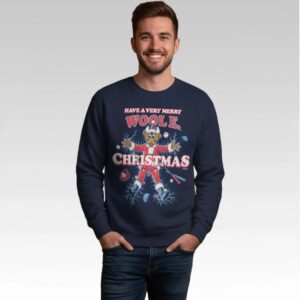 2026 Durham Bulls Have A Very Merry Wool E Christmas Ugly Sweater Bigfire Fashion