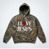 Lamar Jackson I Love Jesus Hoodie Camo