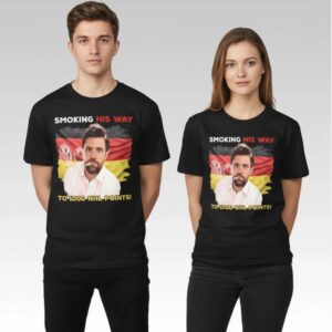 Leon Draisaitl Smoking His Way Top 1000 NHL Points Shirt Bigfirefashion