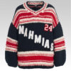 Myles Garrett Nahmias Hockey Sweater 3 Myles Garrett Nahmias Hockey Sweater - Bigfirefashion
