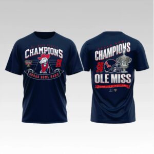 Ole Miss Rebels Allstate Sugar Bowl Champions University Of Mississippi Shirt Bigfire Fashion