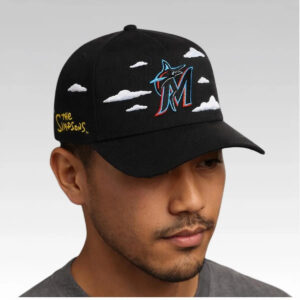 2026 Miami Marlins The Simpsons Clouds Hat