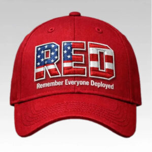 RED Remember Everyone Deployed Hat - Bigfirefashion