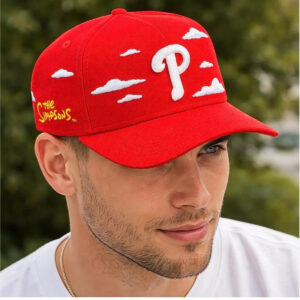 2026 Philadelphia Phillies The Simpsons Clouds Hat