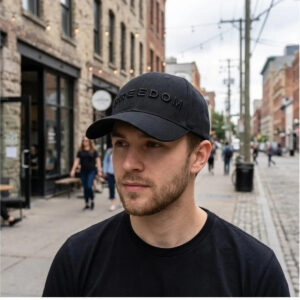 Erika Kirk Black Freedom Hat