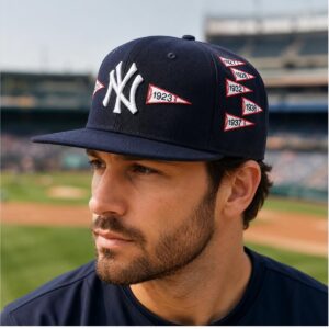 2026 Yankees World Series Champions Pennant Cap Giveaway