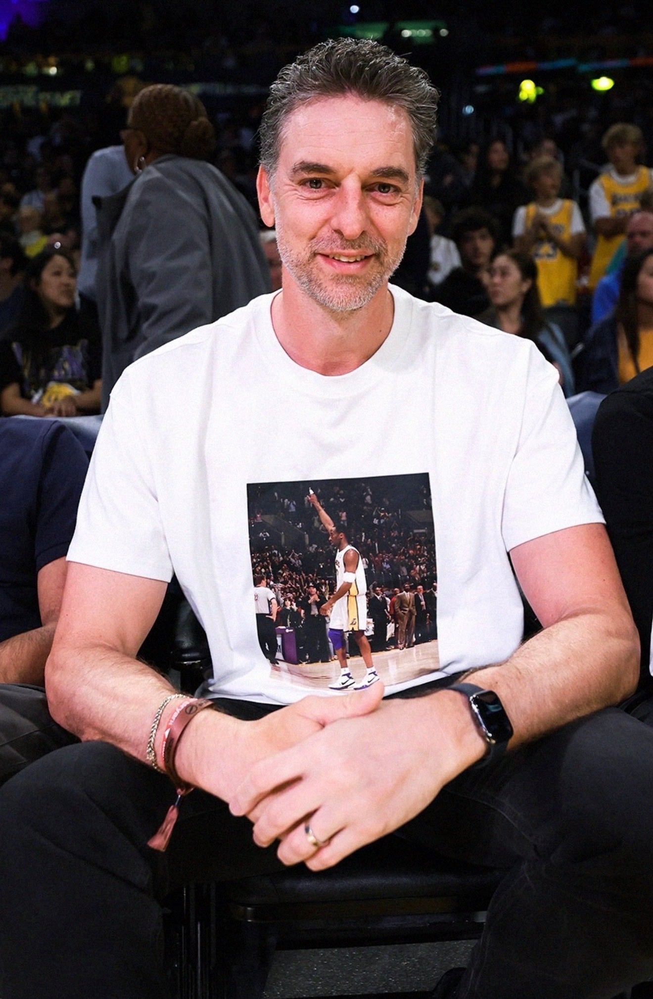 Pau Gasol Kobe Bryant 81 Point Game Shirt 3