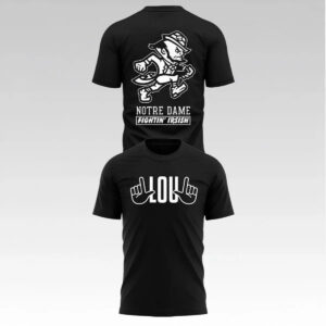 2026 Notre Dame Football Lou Holtz Fightin Irish Shirt - Bigfirefashion