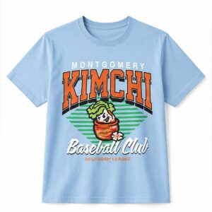 2026 Montgomery Biscuits Montgomery Kimchi Baseball Club Shirt