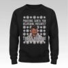 Rooney Praising Santa For Delivering Presents That's His Jobl Christmas Ugly Sweater Bigfire Fashion