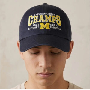 2026 Michigan Men’s Basketball National Champs Division 1 Hat