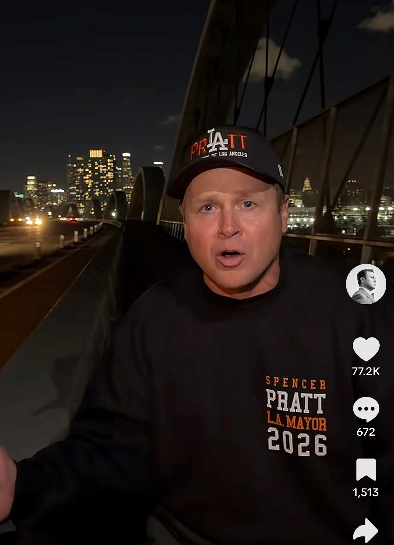 Spencer Pratt LA Mayor 2026 Sweatshirt 4 Spencer Pratt LA For Mayor Of Los Angeles Hat 2