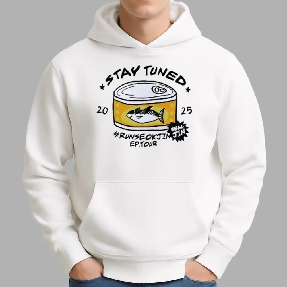 公式RUNSEOKJIN EP.TOUR 長袖Tシャツ (GY S) Stay Tuned Runseokjin Ep Tour 2025 Shirt - Bigfirefashion