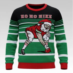 2026 Justin Barron Cowboys Ho Ho Hike Christmas Ugly Sweater Bigfire Fashion