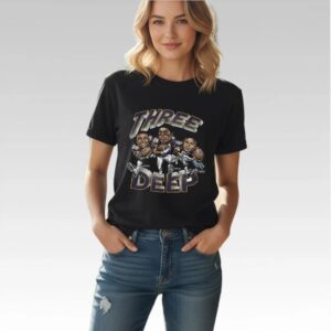2026 Vikings Three Deep Giveaway Shirt Bigfirefashion