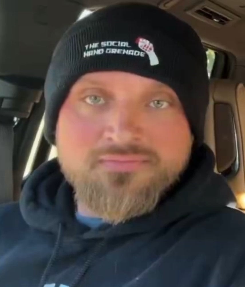 The Social Hand Grenade Beanie Hat 2
