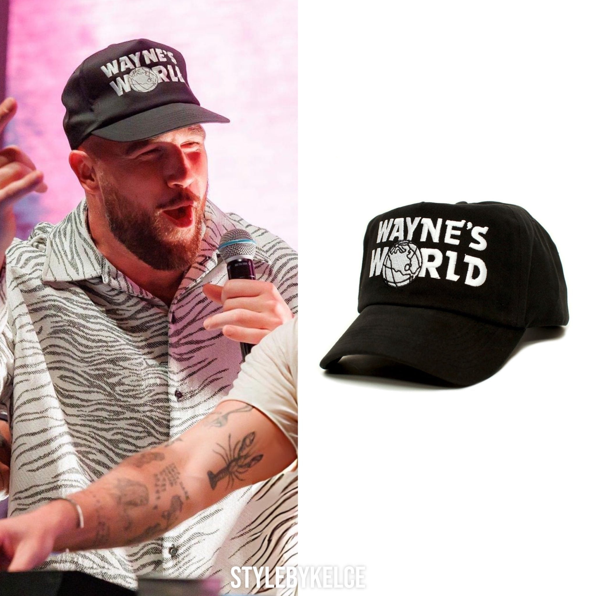 Travis Kelce Wayne s World Hat 2