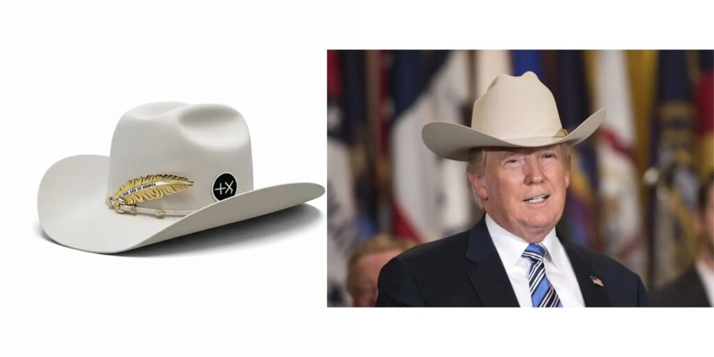 Trump Given Cowboy 1980 US Hat Banner 1764c865 766c 4842 9e0d 795c4f29ae12